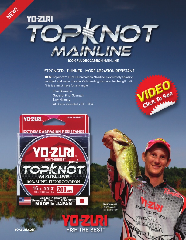 yo-zuri topknot mainline review  fishing line fluorocarbon for bass fishing